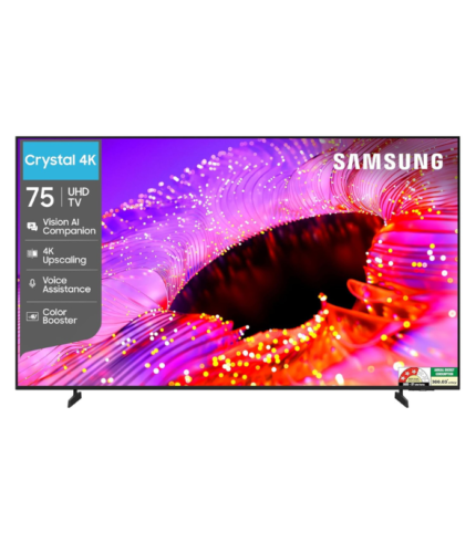 Samsung 75 inches Crystal UHD 4K Samsung Vision AI Smart TV UA65UE85AHULXL